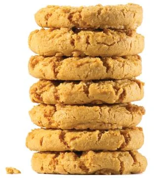 Stack of tasty biscuits Stock Photos