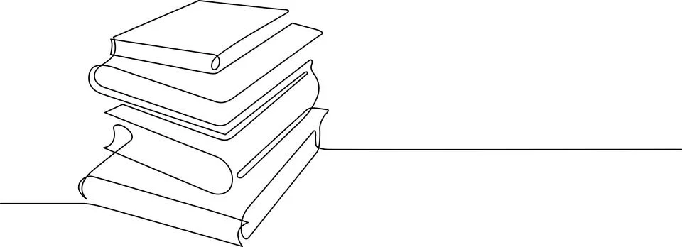 Stack of three books Vector イラスト素材