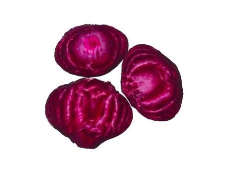 Stack of three red colored cabbage isolated on a white color background Stock Photos