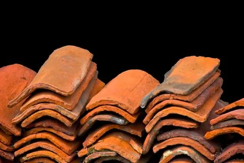 Stack of tiles Stock Photos