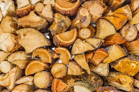 Stack of timber Stock Photos