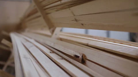 A stack of timbers Stock Footage 59783038