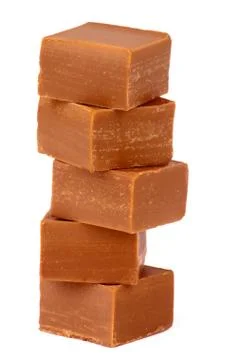 Stack of Toffee Candies Stock Photos