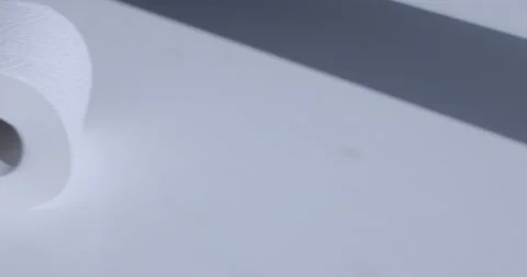 Stack of toilet paper rolls Stock Footage 127379747