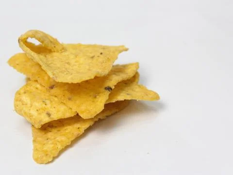 Stack of tortilla chips Stock Photos