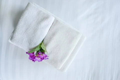 Stack of towels Stock-Fotos