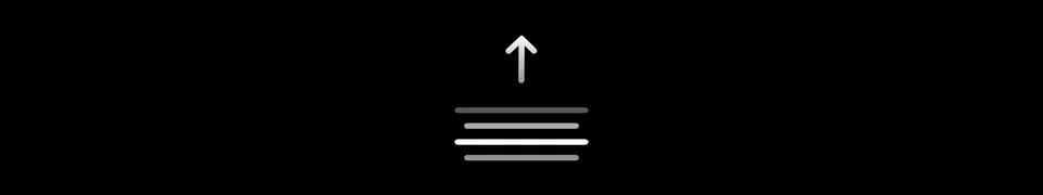 Stack Upload Icon Animation on Black Background. Upload Progress, Preloader.. Stock Illustration