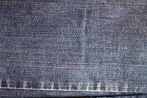 Stack of various shades of blue jeans as background Stock Photos