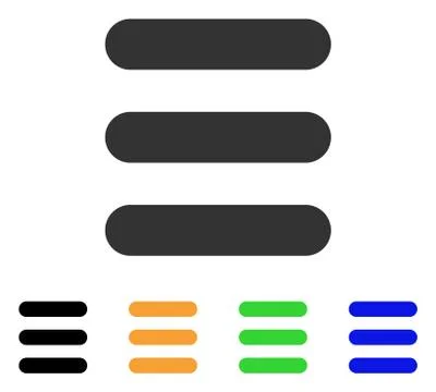 Stack Vector Icon 库存插图