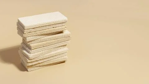 Stack wafers with copy space2. Resolution and high quality beautiful photo 写真素材