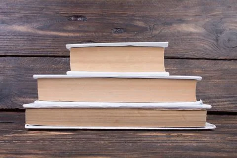 Stack of white books. Education background. Back to school. Book, hardback .. 스톡 사진