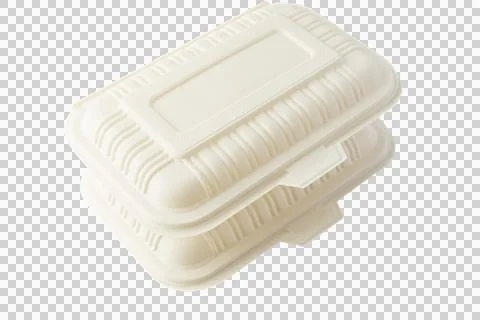 Stack of white disposable face masks isolated on white background Stock Illustration