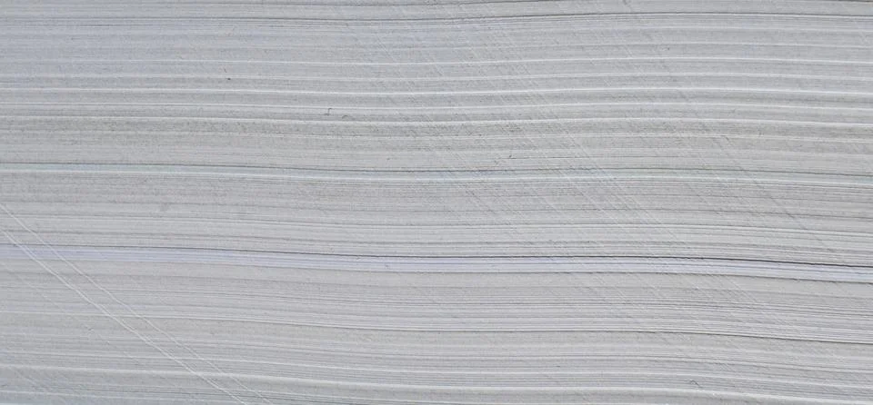 Stack of white paper. Pages of a book close up. Horizontal lines. Stock Photos