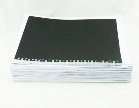 Stack of white papers Stock Photos