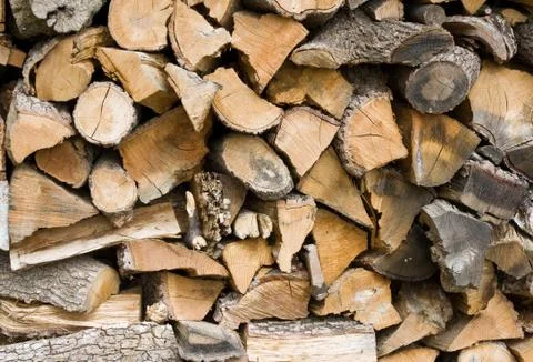 Stack of wood Stock Photos