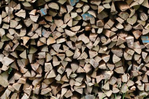 Stack of wood Stock Photos