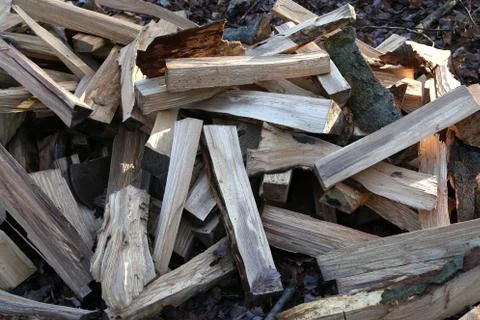 Stack of wood Stock Photos