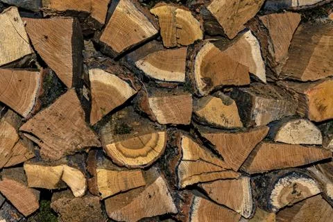 Stack of wood Stock Photos