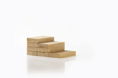 Stack of wooden blocks 스톡 사진