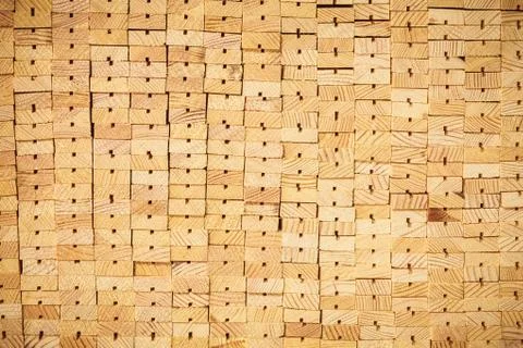 Stack wooden planks Stock Photos