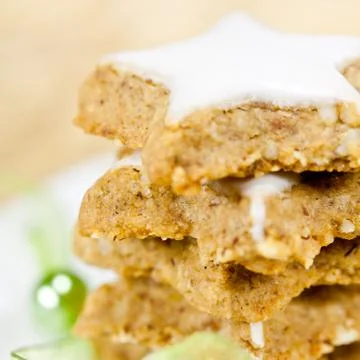 Stack of xmas cookies Stock Photos