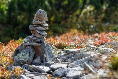 Stack of zen stones. Concept of balance and harmony. Stockfoto's