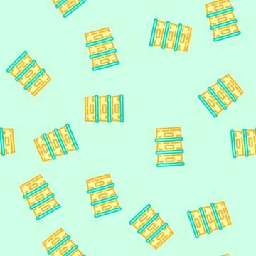 Stackable design vector seamless pattern イラスト素材