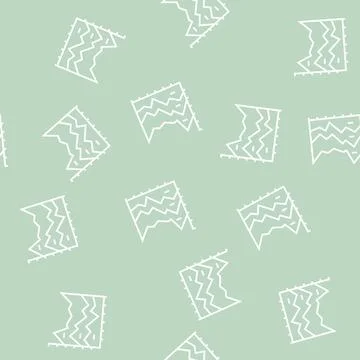 Stacked area chart line seamless pattern Illustrazione stock