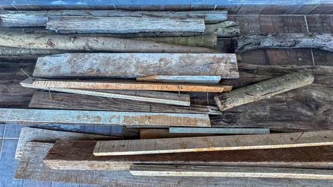 Stacked Assorted Wood Stock Photos