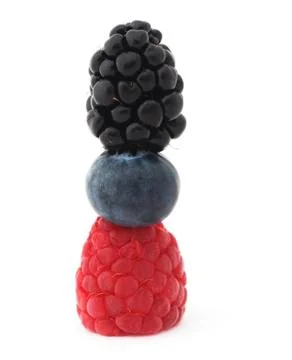 Stacked Berries Stock Photos