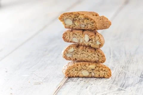 Stacked biscotti Stock Photos
