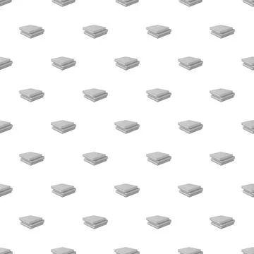 Stacked books forming a seamless pattern background Stock Illustration