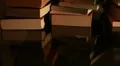 Stacked books (tracking motion) HD Footage