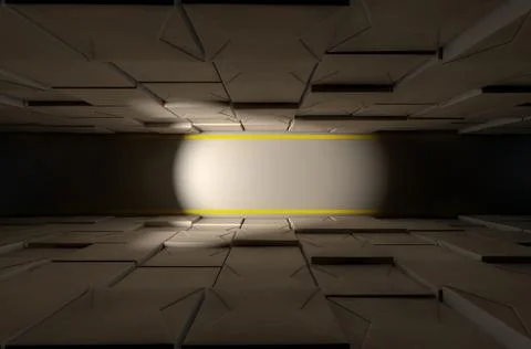 Stacked Boxes Warehouse Stock Illustration