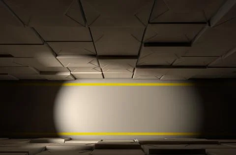 Stacked Boxes Warehouse Stock Illustration