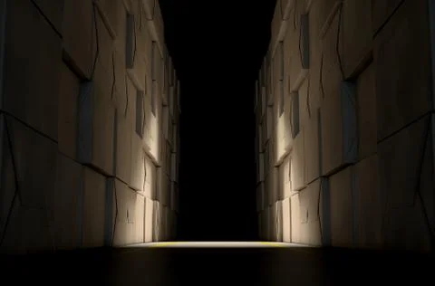 Stacked Boxes Warehouse Illustrazione stock