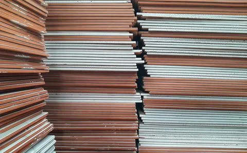 Stacked ceramic tiles Stock Photos