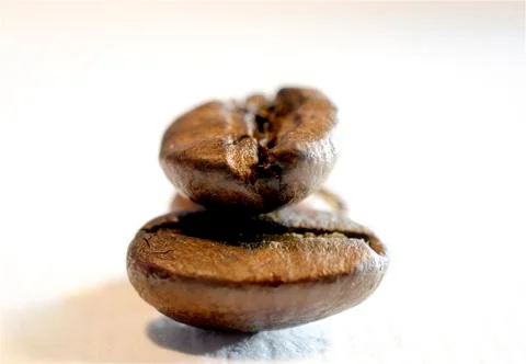 Stacked Coffee Beans Stock Photos