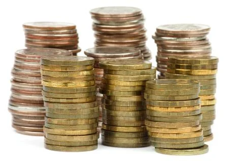 Stacked Coins Stock Photos