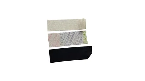 Stacked colored paper sheets with sandpaper texture Stockillustratie