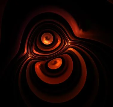 Stacked. Computer generated fractal artwork. Illustrazione stock