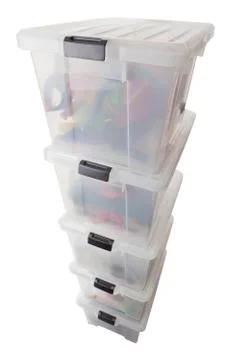 Stacked container Stock Photos