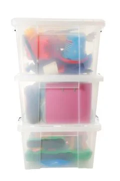 Stacked container Stock Photos