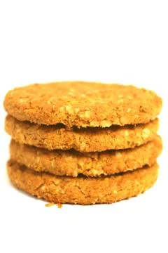 Stacked coockies Fotos Stock