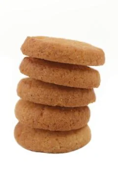 Stacked cookies Fotos Stock