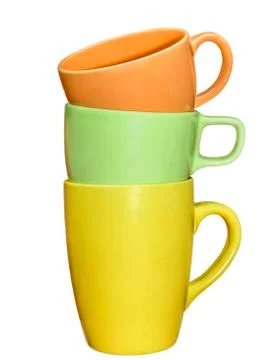 Stacked cups Stock Photos