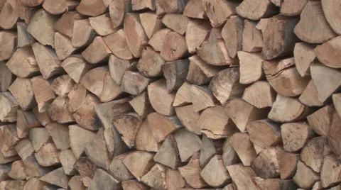 Stacked firewood Stock-Footage 36790819