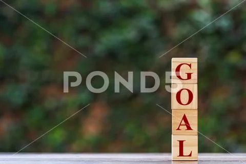 Stacked four wooden block with