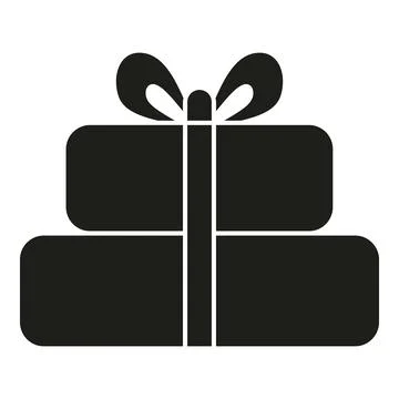 Stacked gift boxes with bow celebrating holiday surprise concept 库存插图