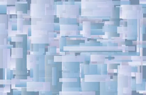 Stacked glass effect Illustrazione stock